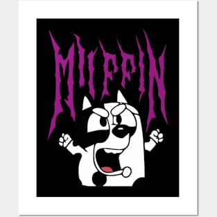 muffin funny death metal Posters and Art